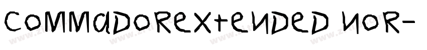 CommadorExtended Nor字体转换